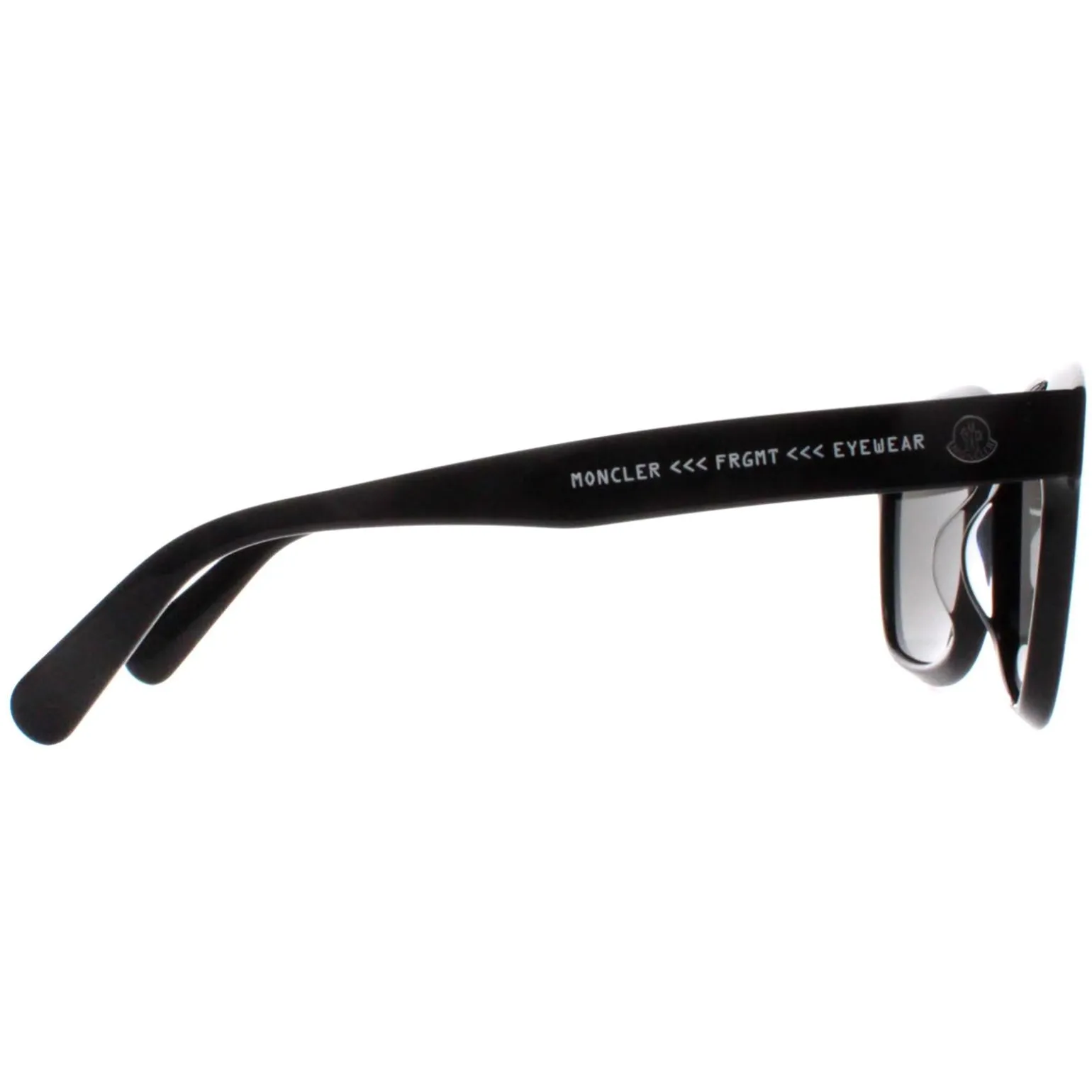 Moncler Sunglasses ML0250-P 01A Shiny Black Smoke Grey
