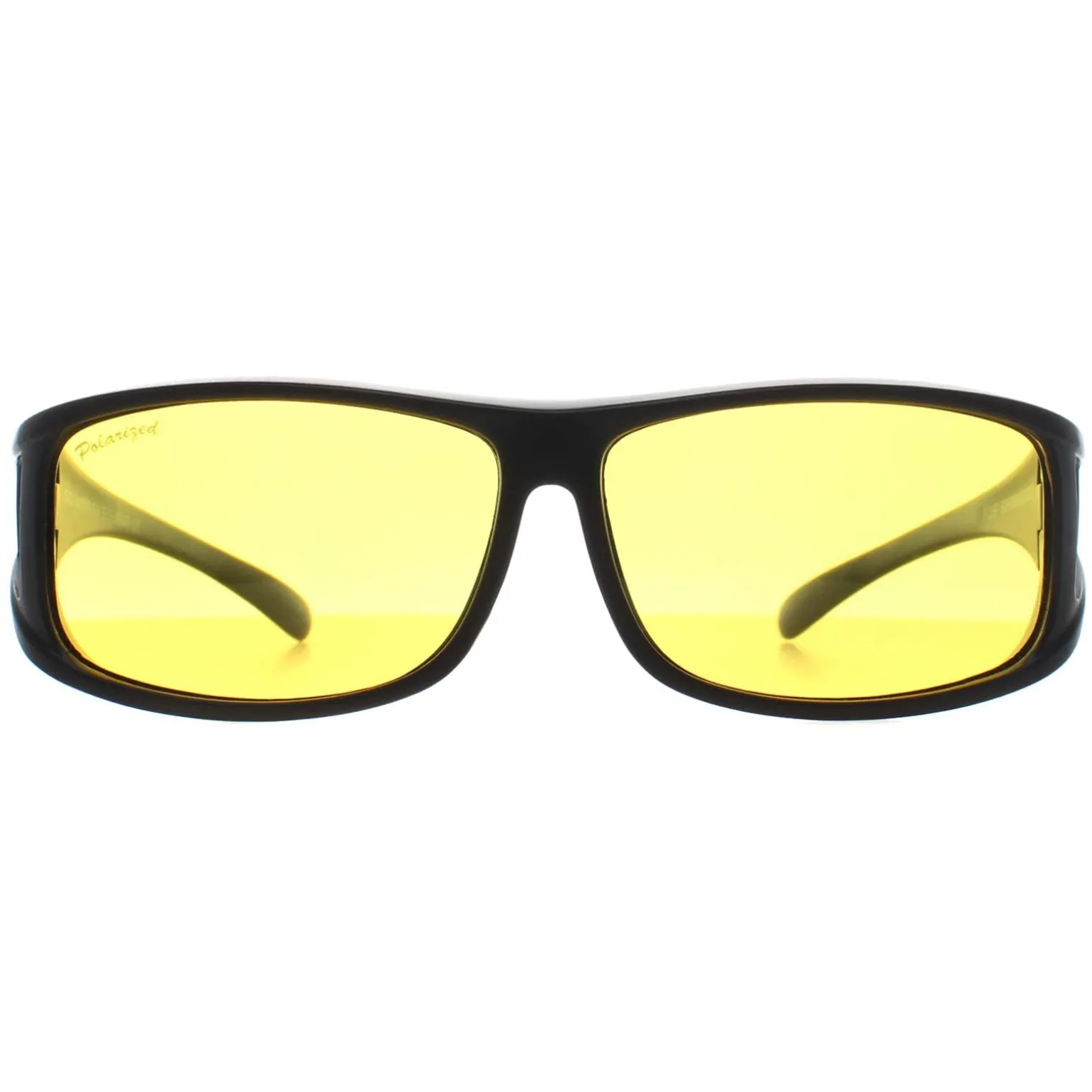 Montana Fit Over Glasses Night Driving Sunglasses FO5 F Matte Black Ye