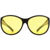 Montana Fit Over Glasses Night Driving Sunglasses FO8 C Matte Black Ye
