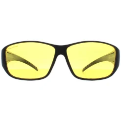 Montana Fit Over Glasses Night Driving Sunglasses FO4 H Matte Black Ye