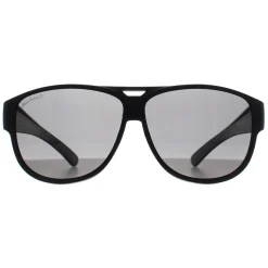 Montana Fit Over Glasses Sunglasses FO6 Matte Black Smoke Polarized