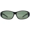 Montana Fit Over Glasses Sunglasses MFO1 B Matte Black G15 Polarized