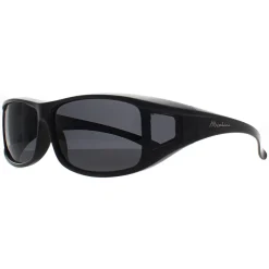 Montana Fit Over Glasses Sunglasses FO5 Matte Black Smoke Polarized