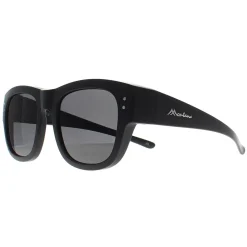 Montana Fit Over Glasses Sunglasses FO7 Matte Black Smoke Polarized