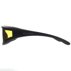 Montana Fit Over Glasses Night Driving Sunglasses FO5 F Matte Black Ye
