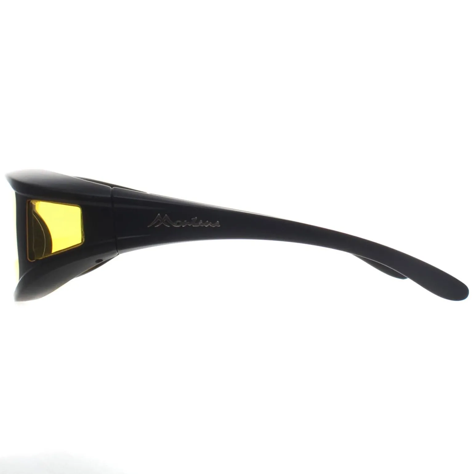 Montana Fit Over Glasses Night Driving Sunglasses FO5 F Matte Black Ye