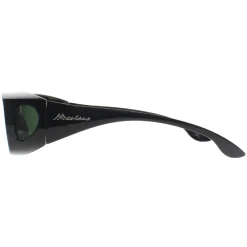 Montana Fit Over Glasses Sunglasses FO2 D Shiny Black G15 Polarized