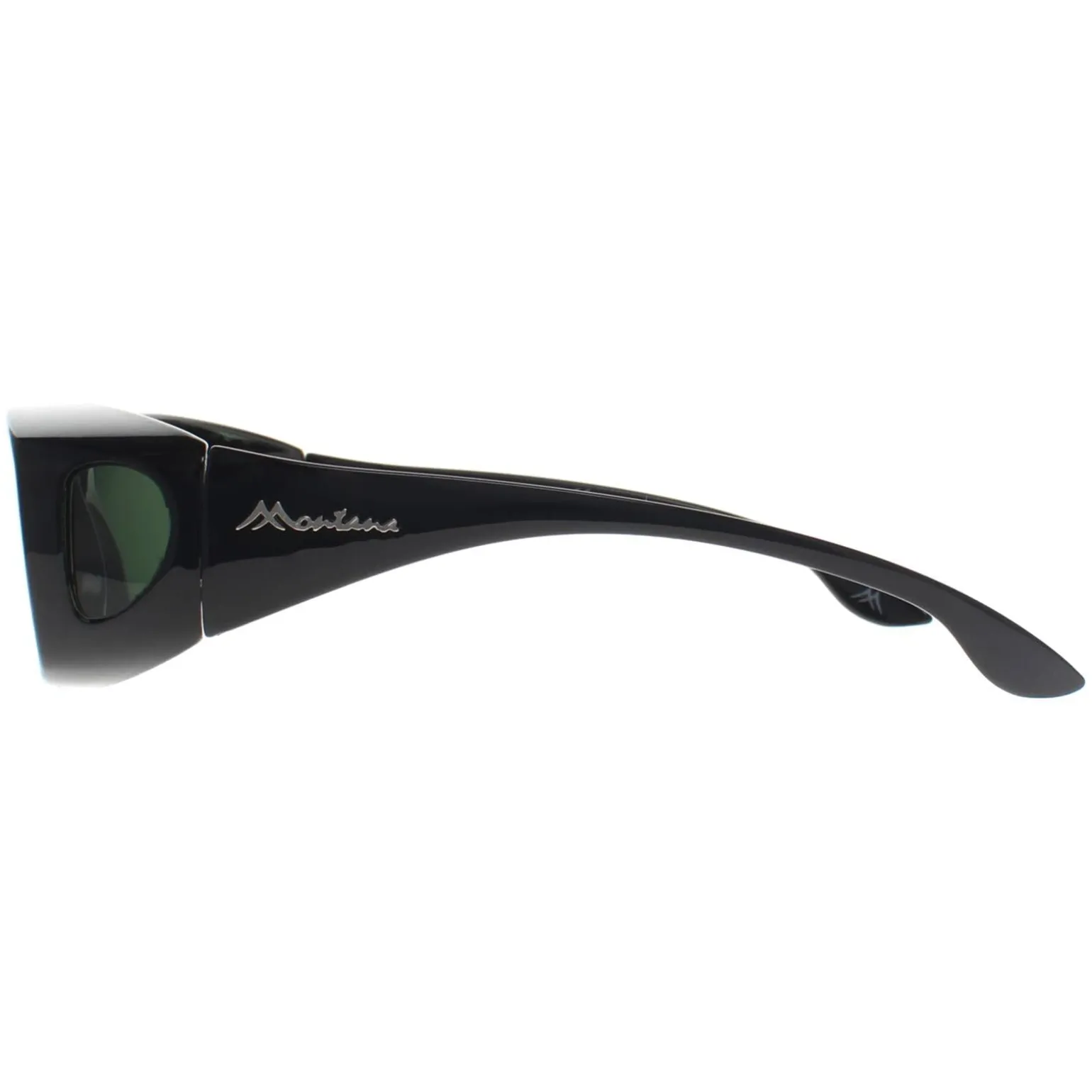 Montana Fit Over Glasses Sunglasses FO2 D Shiny Black G15 Polarized