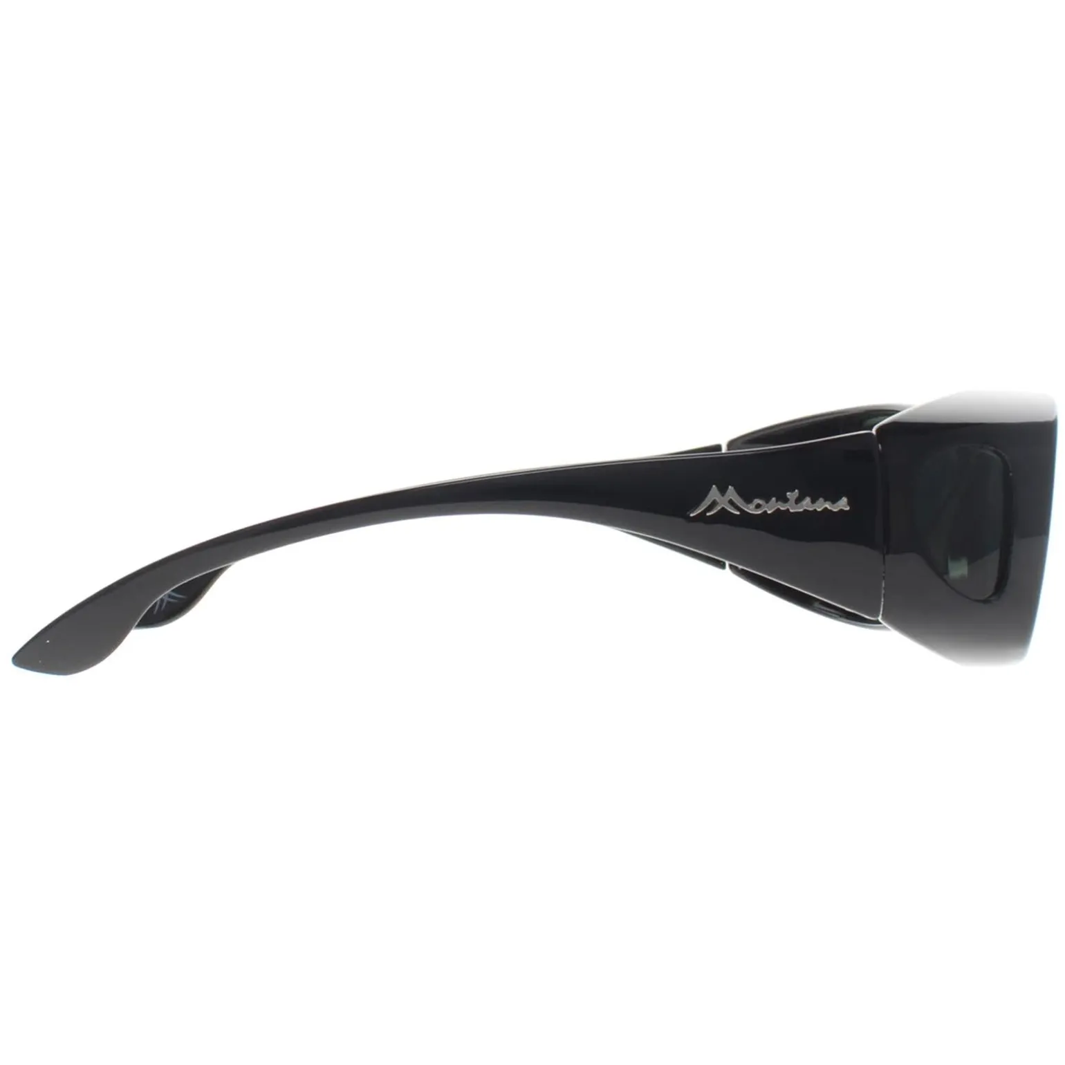 Montana Fit Over Glasses Sunglasses FO2 D Shiny Black G15 Polarized