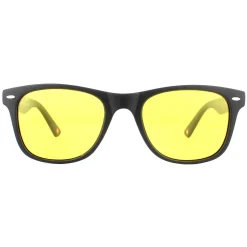 Montana Night Driving Sunglasses MP10 Y Matte Black Rubbertouch Yellow