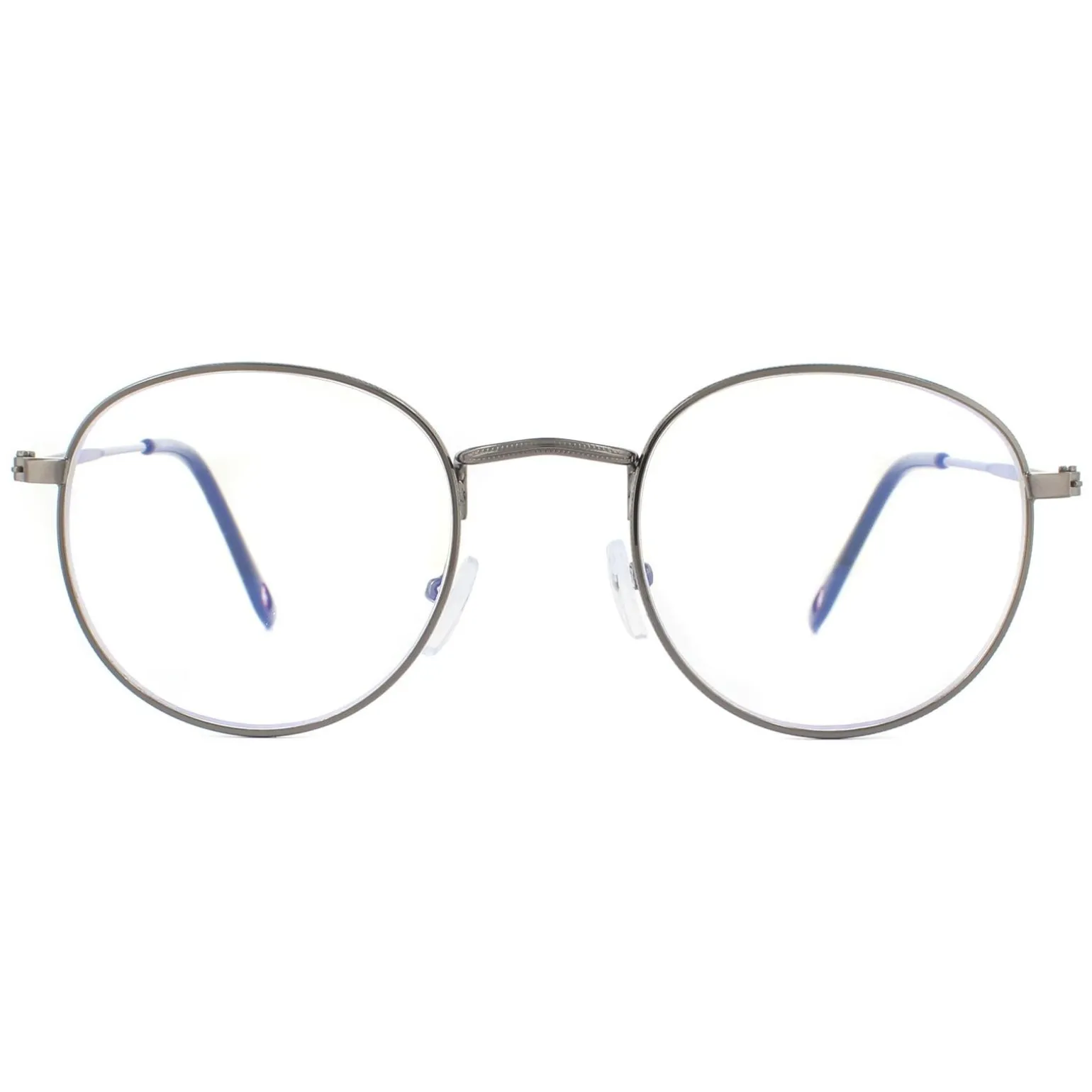 Montana Reading Glasses HBLF54 Gunmetal Grey Blue Light Block +1.00