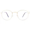 Montana Reading Glasses HBLF54-A Gold Blue Light Block +1.00