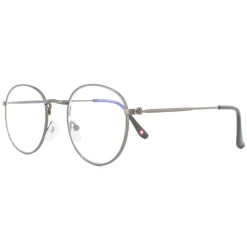 Montana Reading Glasses HBLF54 Gunmetal Grey Blue Light Block 0.00
