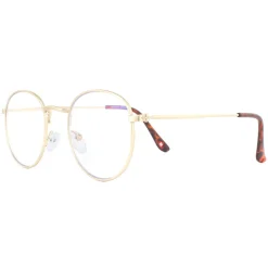 Montana Reading Glasses HBLF54-A Gold Blue Light Block +1.50