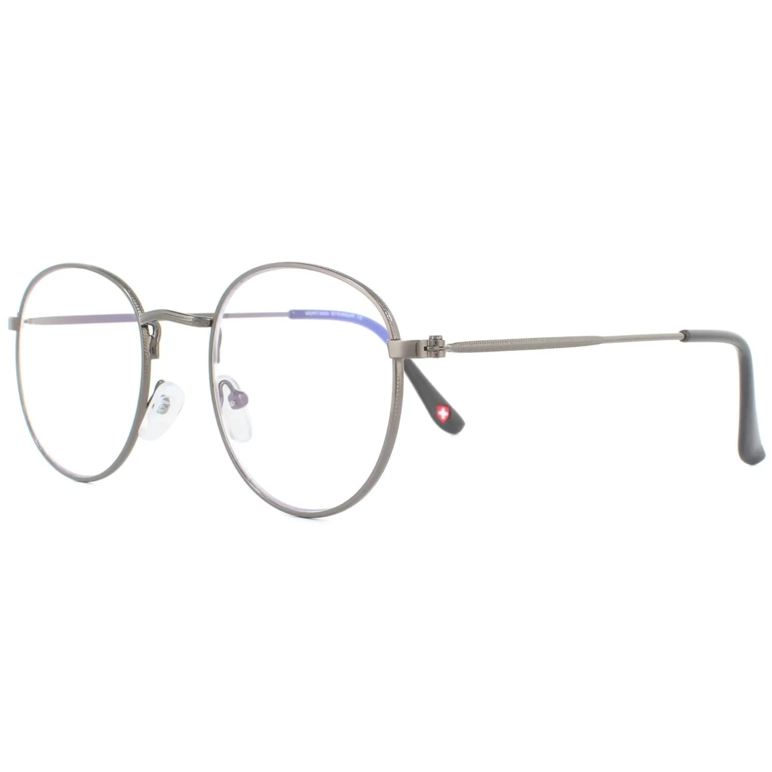 Montana Reading Glasses HBLF54 Gunmetal Grey Blue Light Block +1.00