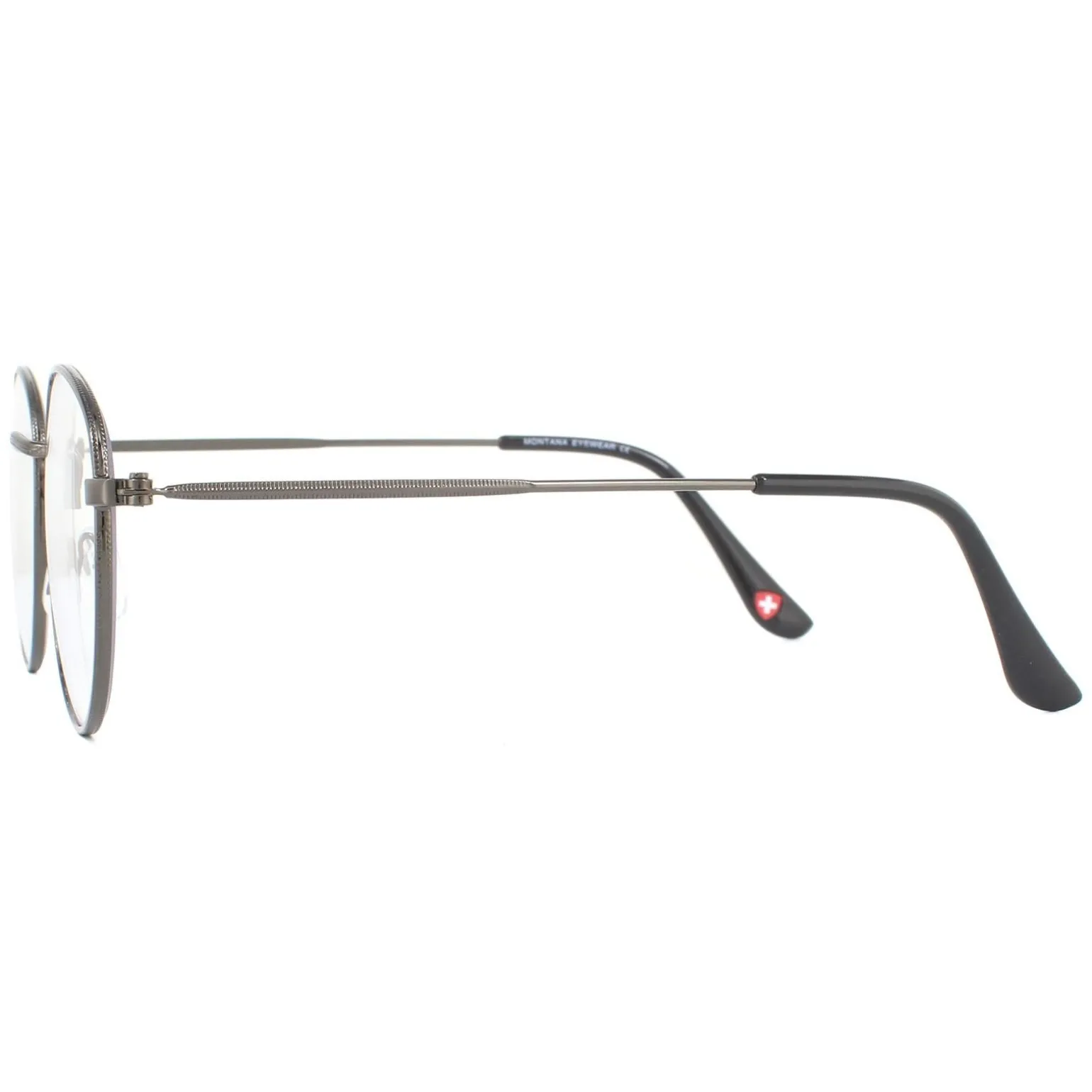 Montana Reading Glasses HBLF54 Gunmetal Grey Blue Light Block 0.00