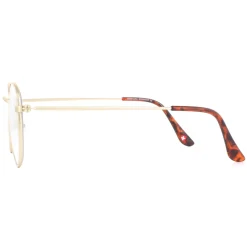 Montana Reading Glasses HBLF54-A Gold Blue Light Block +3.00
