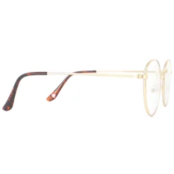 Montana Reading Glasses HBLF54-A Gold Blue Light Block +2.00