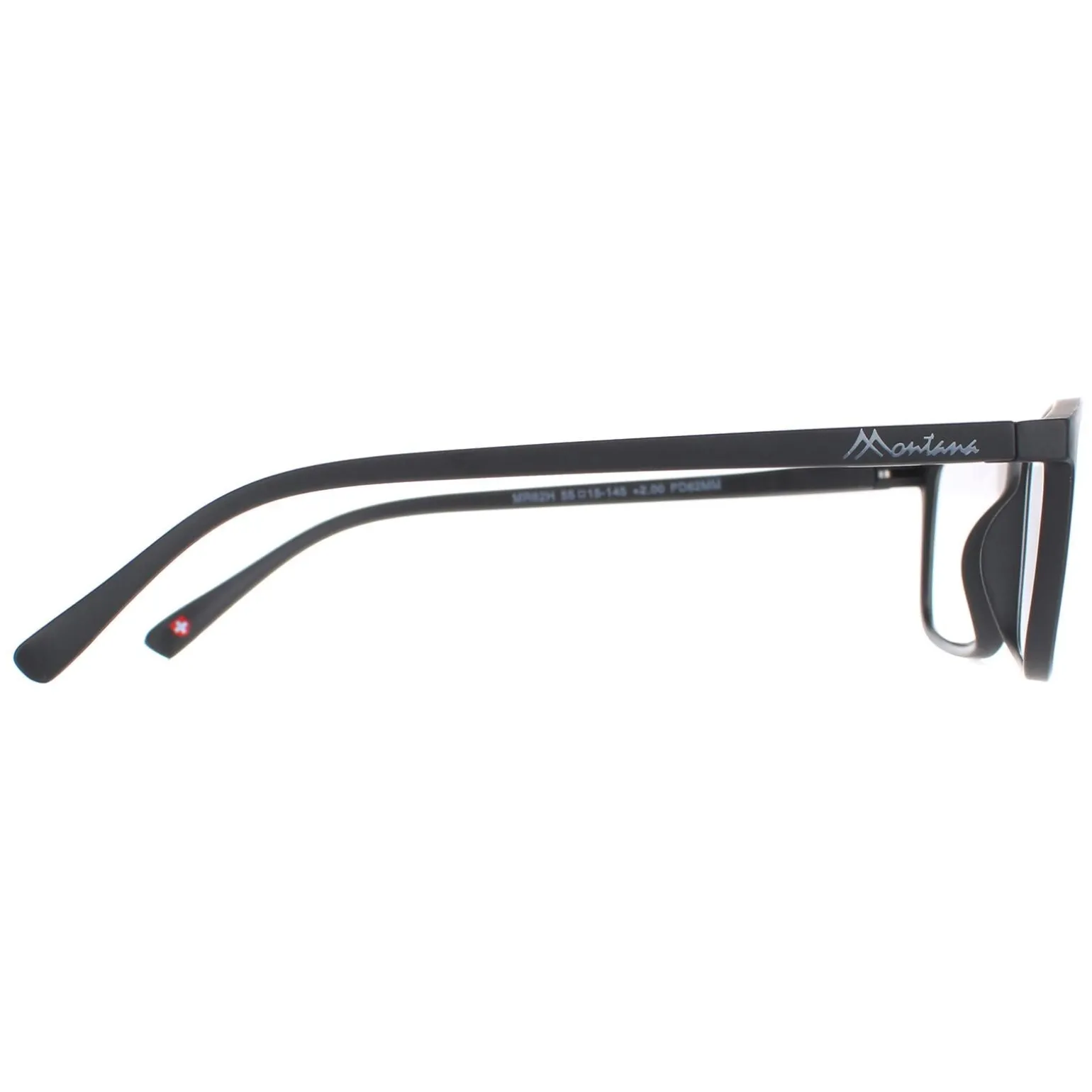 Montana Reading Glasses MR62H Matte Black Men Women +3.00