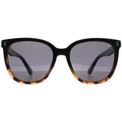 Montana Sunglasses MP190 A Shiny Black Turtle Smoke Polarized