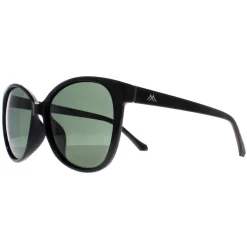 Montana Sunglasses MP74 A Shiny Black G15 Green Polarized