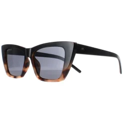 Montana Sunglasses MP64 A Shiny Black Smoke Polarized