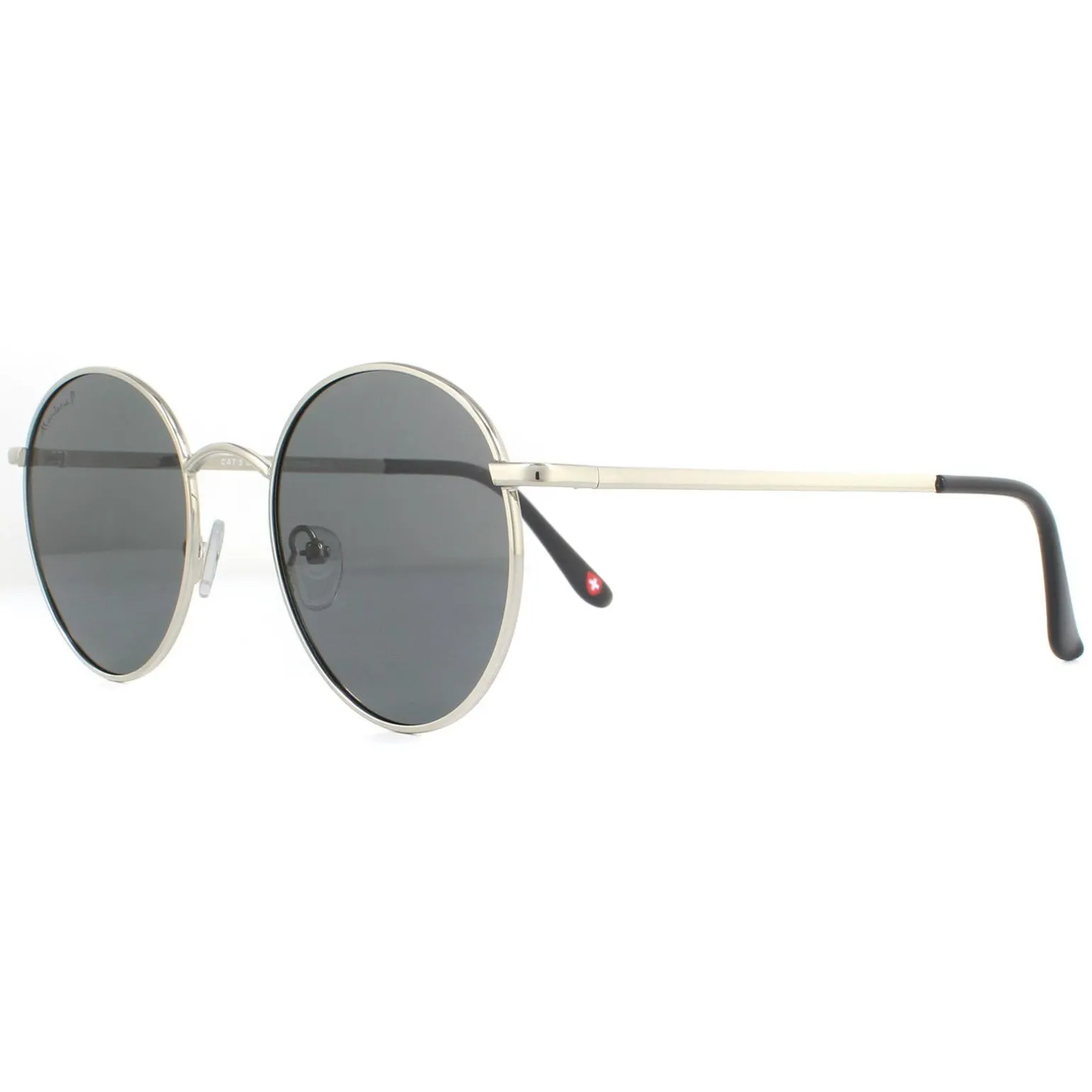 Montana Sunglasses MP85 A Silver Smoke Polarized