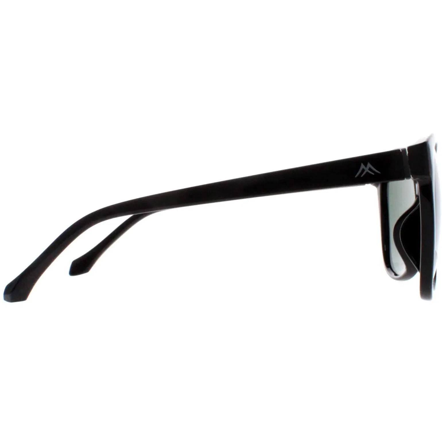 Montana Sunglasses MP74 A Shiny Black G15 Green Polarized