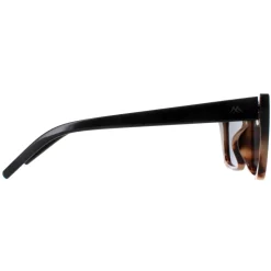 Montana Sunglasses MP64 A Shiny Black Smoke Polarized