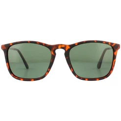 Montana Sunglasses MP34 B Brown Turtle Rubbertouch G15 Green Polarized