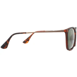 Montana Sunglasses MP34 B Brown Turtle Rubbertouch G15 Green Polarized