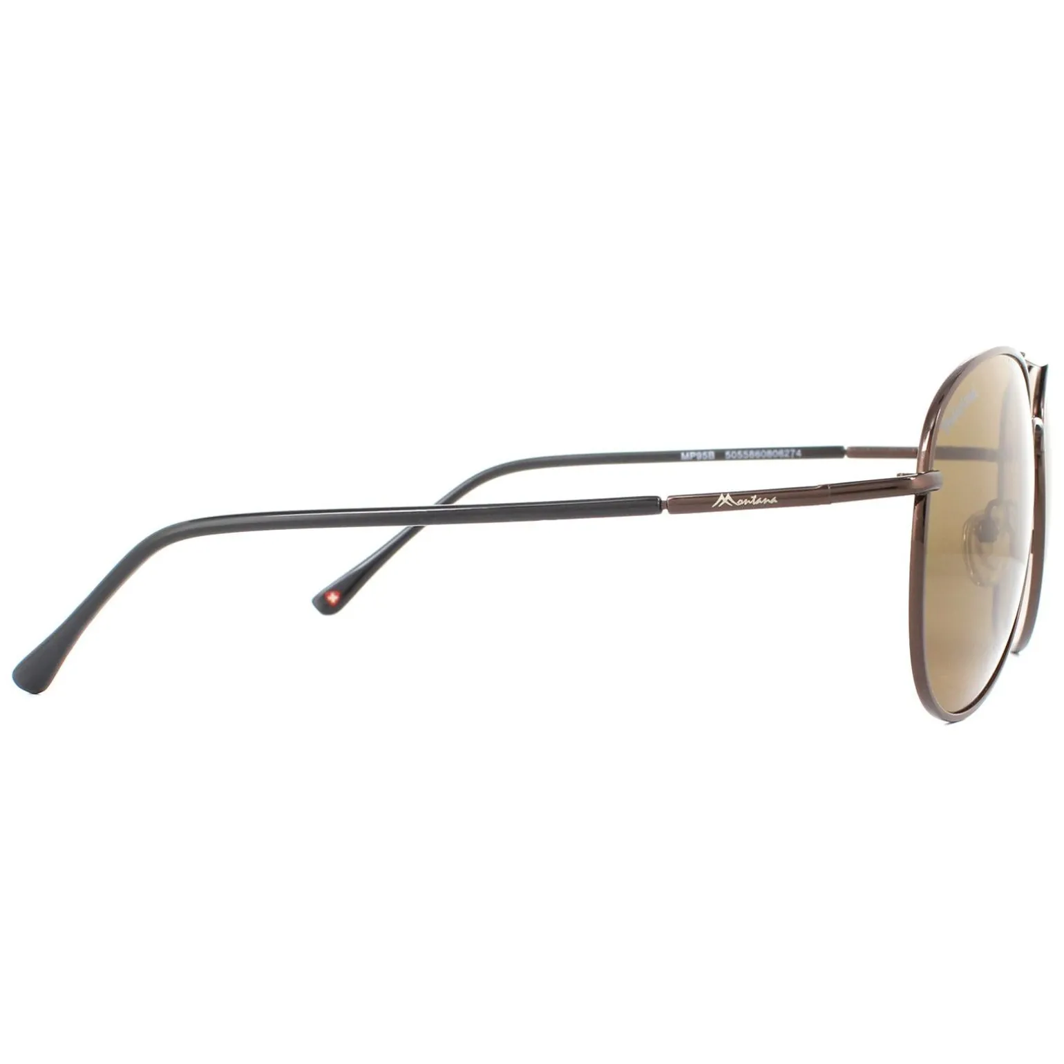 Montana Sunglasses MP95 B Bronze Brown Flex Brown Polarized