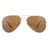 Montana Sunglasses MP94 B Matte Gold Brown Polarized