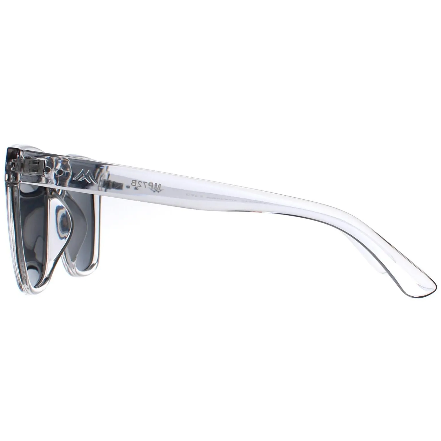 Montana Sunglasses MP72 B Shiny Clear Grey Grey Polarized