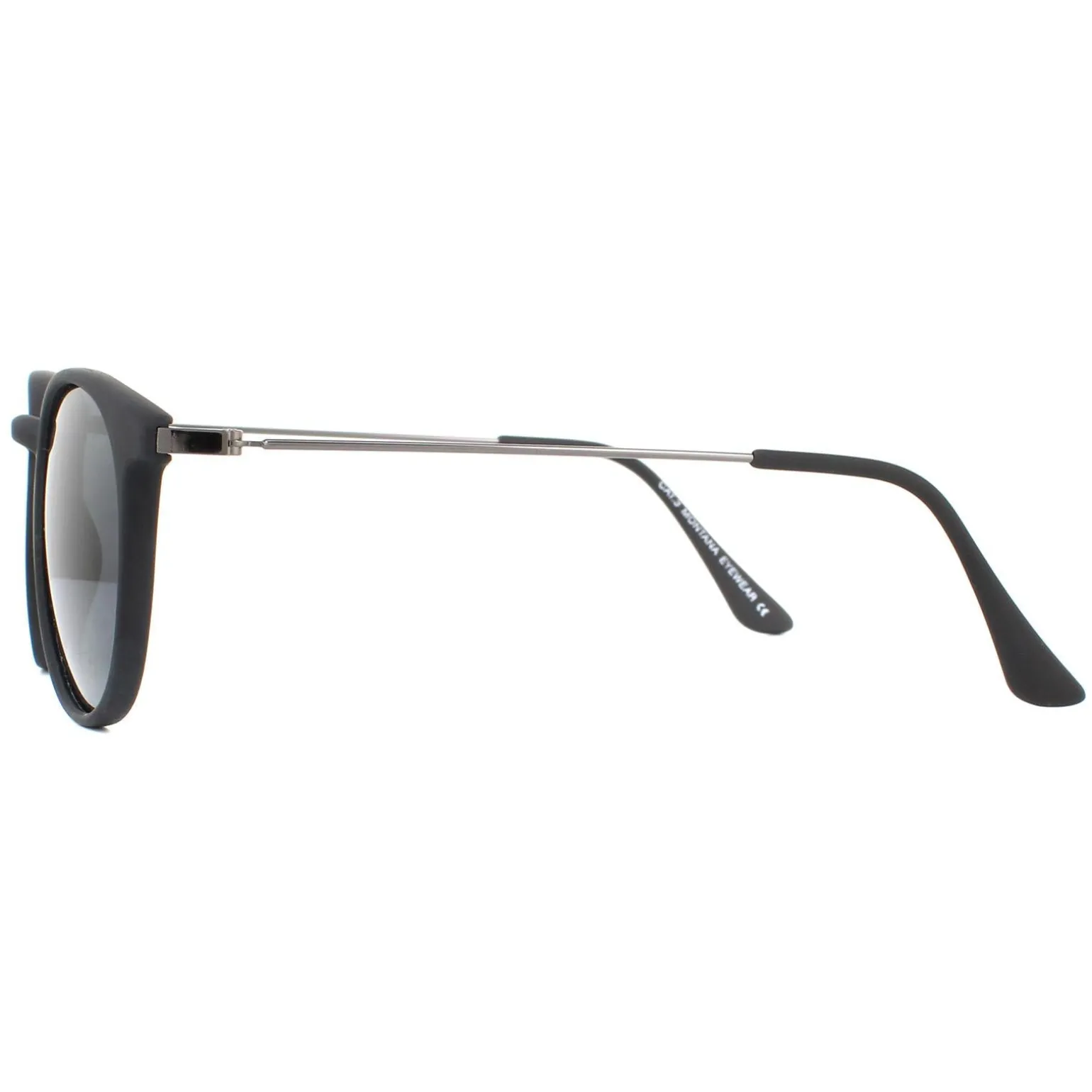Montana Sunglasses MP33 Black Rubbertouch Black Smoke Polarized