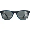 Montana Sunglasses MP41 C Black Blue Rubbertouch Grey Polarized
