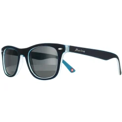 Montana Sunglasses MP41 C Black Blue Rubbertouch Grey Polarized