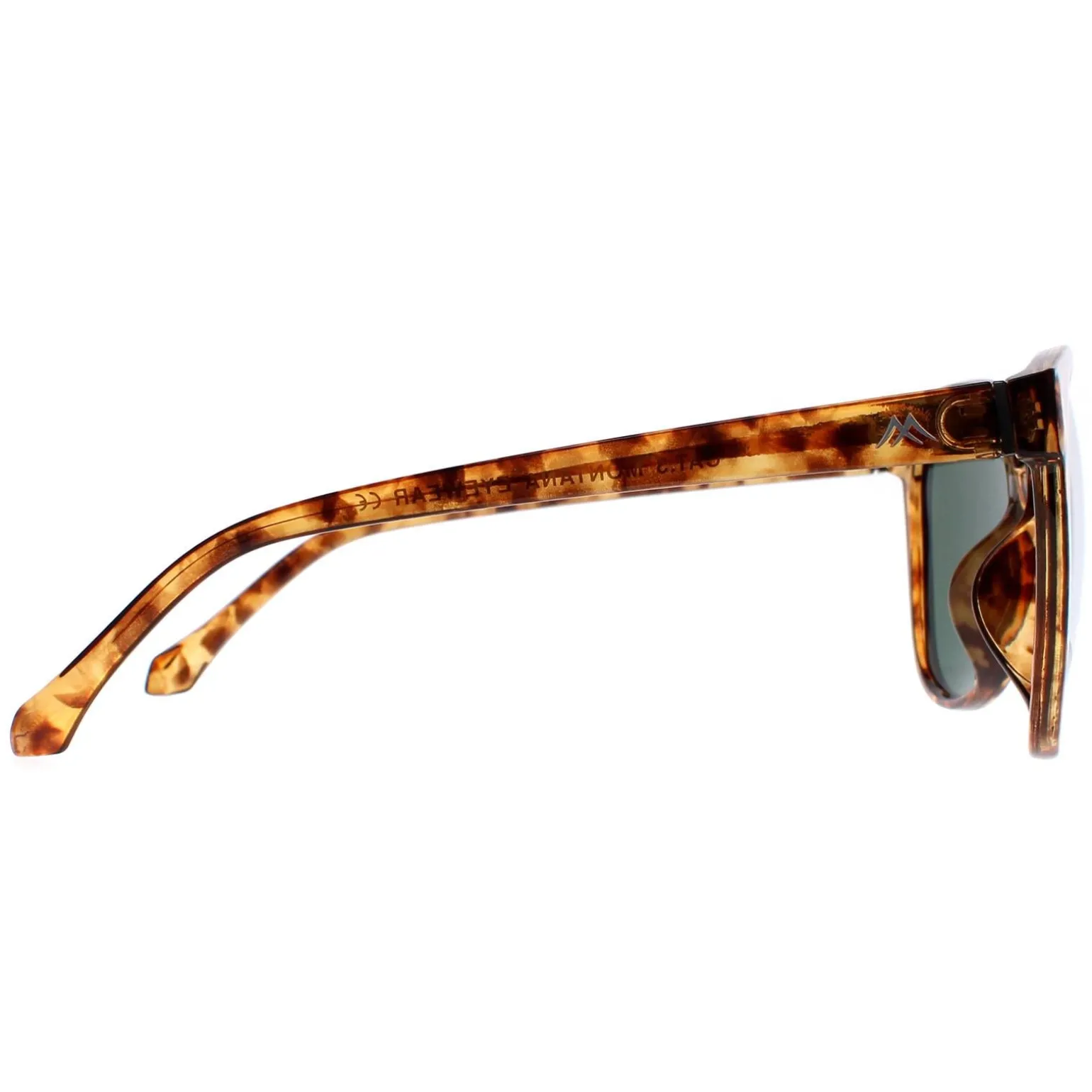 Montana Sunglasses MP74 C Shiny Havana Soft Demi G15 Green Polarized