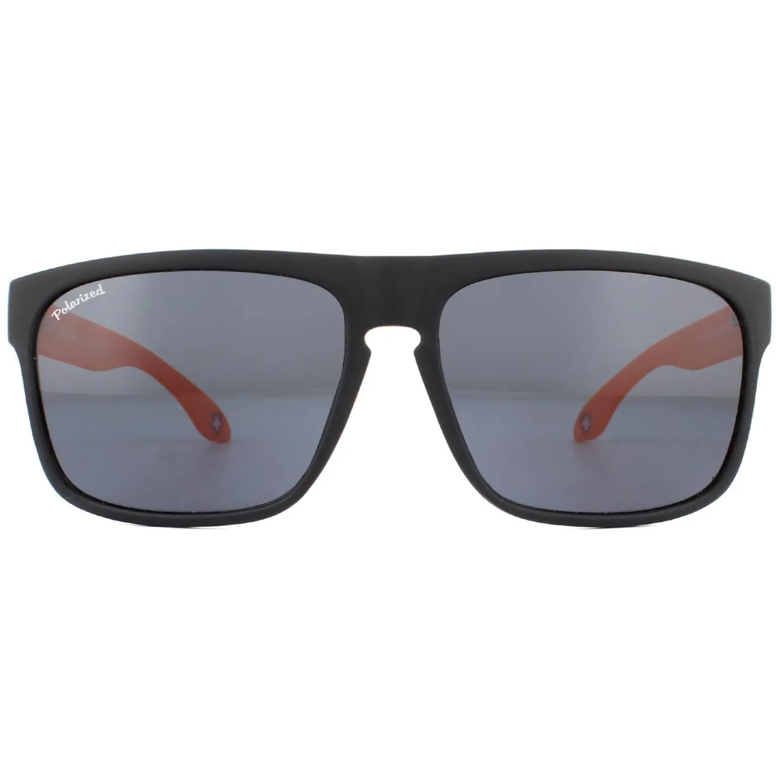 Montana Sunglasses MP37 D Black with Orange Rubbertouch Black Polarize