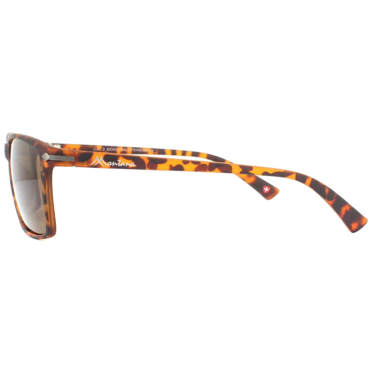 Montana Sunglasses MP51 D Brown Turtle Rubbertouch Brown Polarized