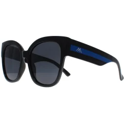 Montana Sunglasses MP73 D Shiny Black Blue Grey Polarized