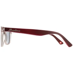Montana Sunglasses MP41 E Burgundy Rubbertouch Grey Polarized