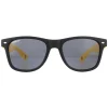 Montana Sunglasses MP40 F Black with Yellow Rubbertouch Black Polarize