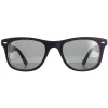 Montana Sunglasses MP41 J Blue Red Rubbertouch Grey Polarized
