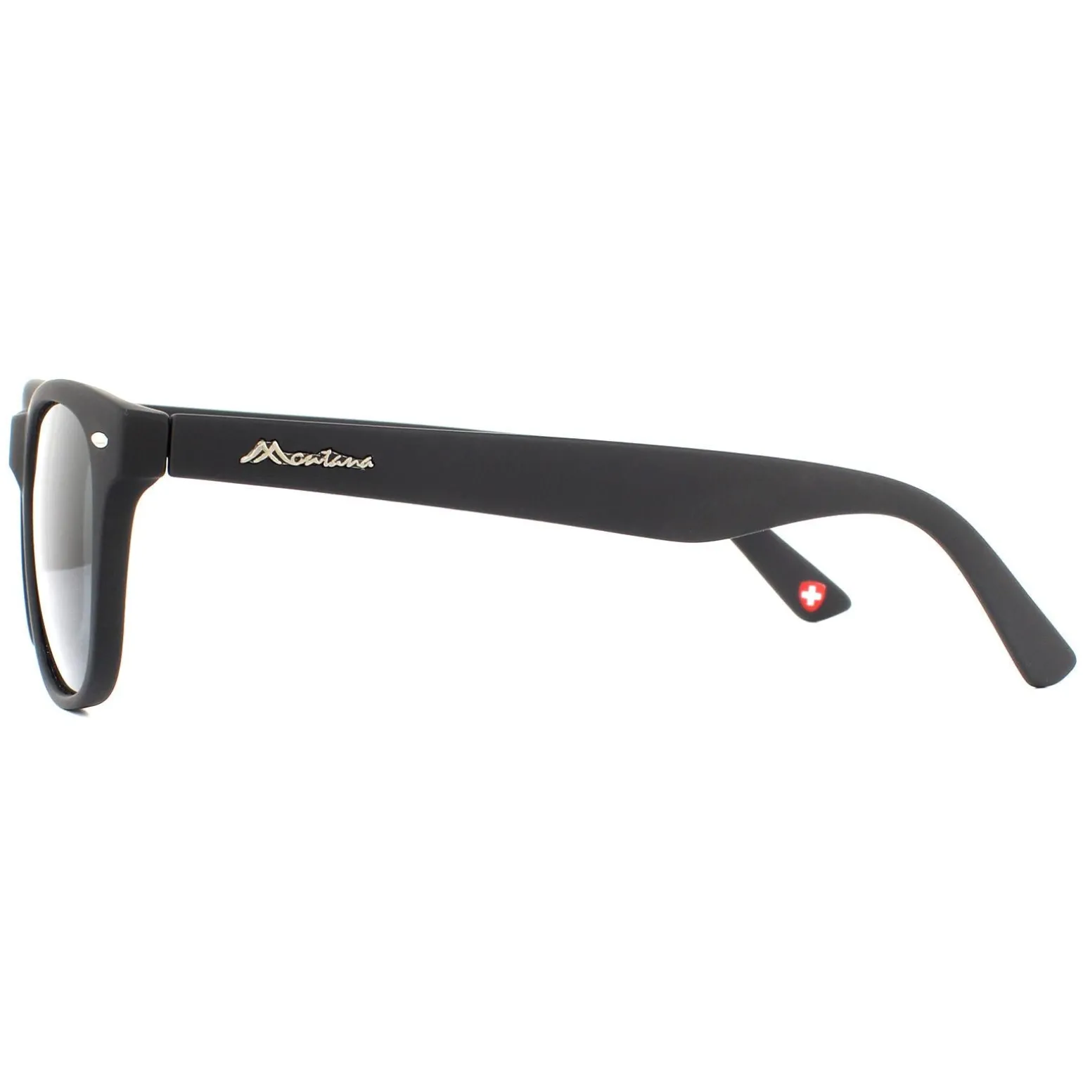 Montana Sunglasses MP10 Matte Black Rubbertouch Black Smoke Polarized