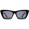 Montana Sunglasses MP64 Shiny Black Smoke Polarized