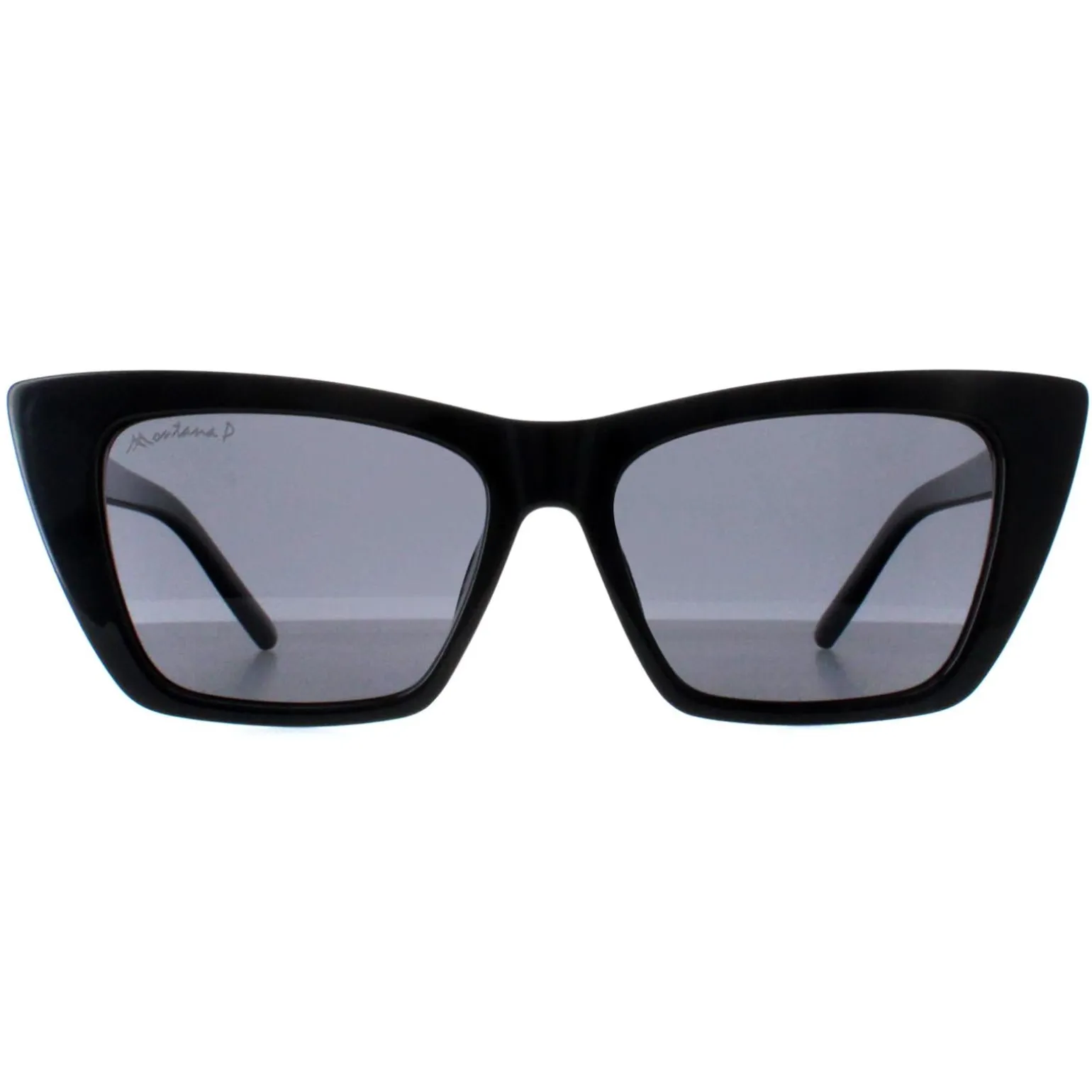 Montana Sunglasses MP64 Shiny Black Smoke Polarized