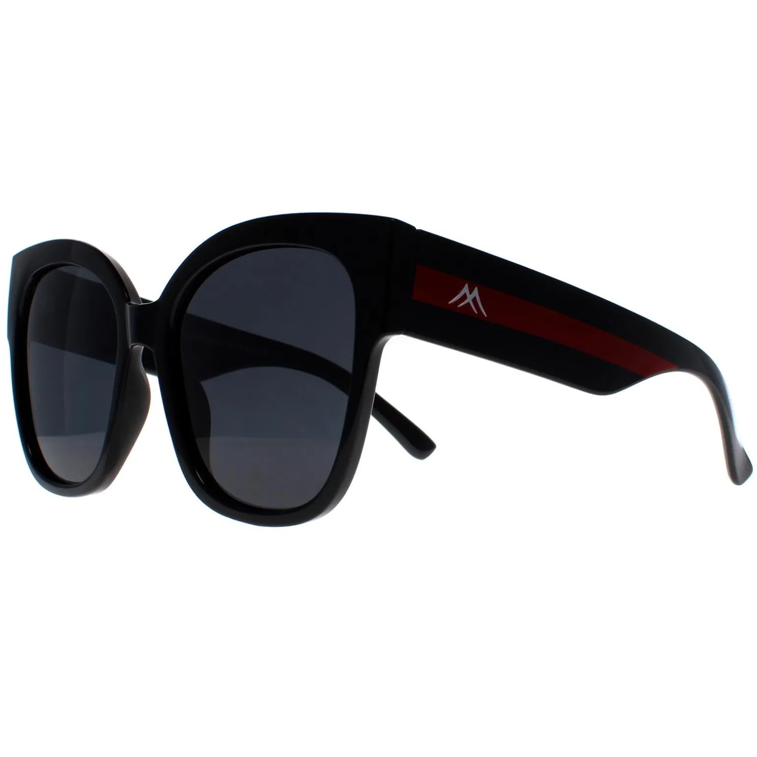 Montana Sunglasses MP73 Shiny Black Red Grey Polarized