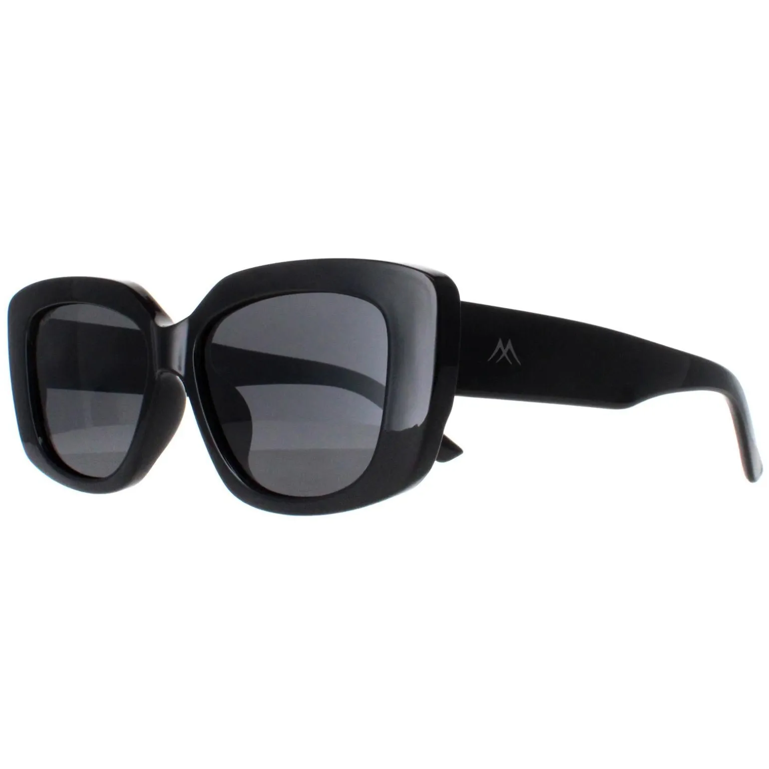 Montana Sunglasses MP56 Shiny Black Smoke Polarized