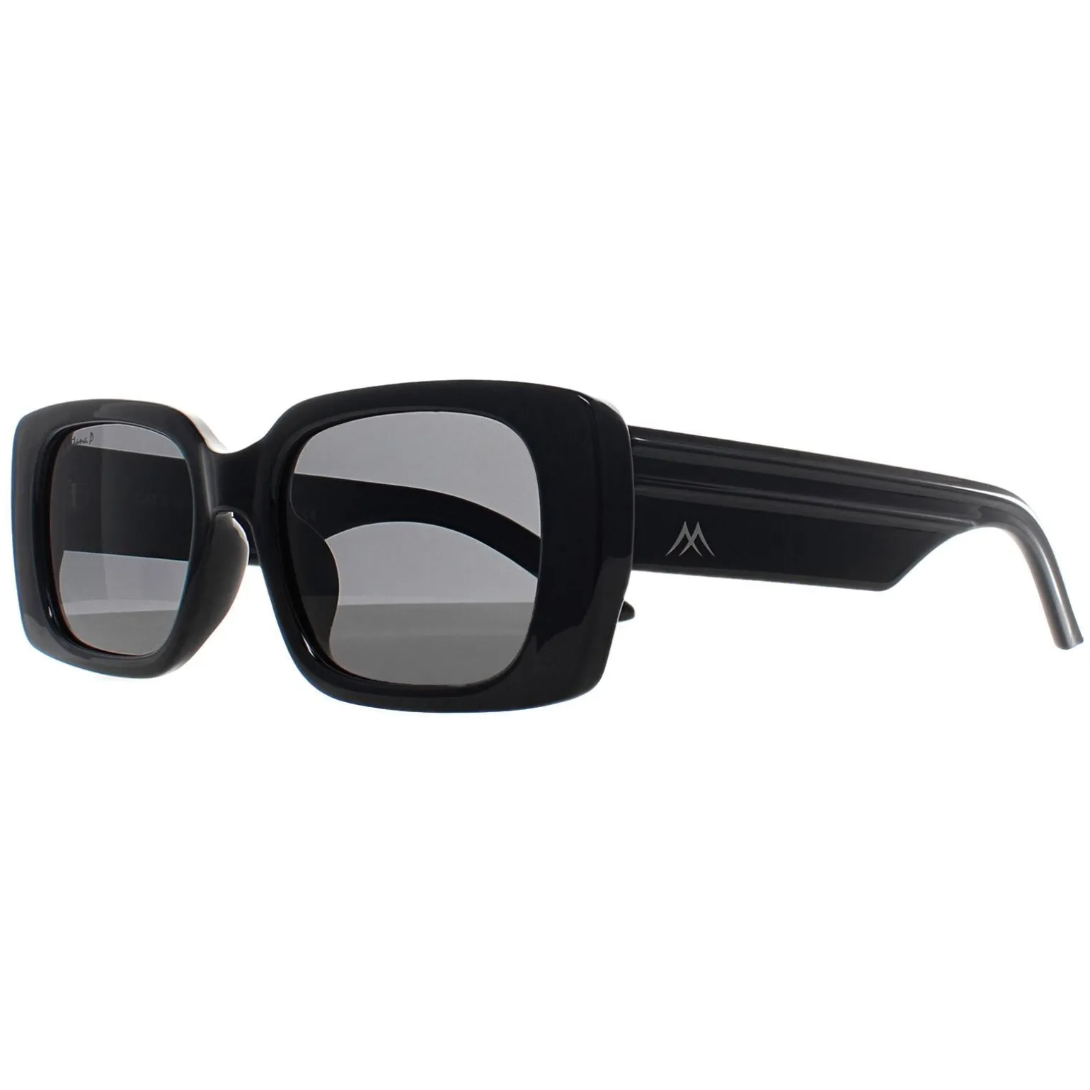 Montana Sunglasses MP194 Shiny Black Smoke Polarized